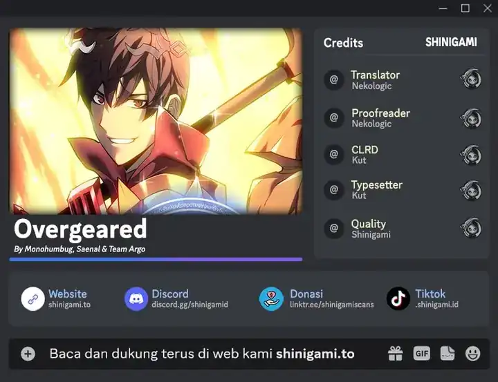 Baca Overgeared (Team Argo) - Chapter 310 halaman 1
