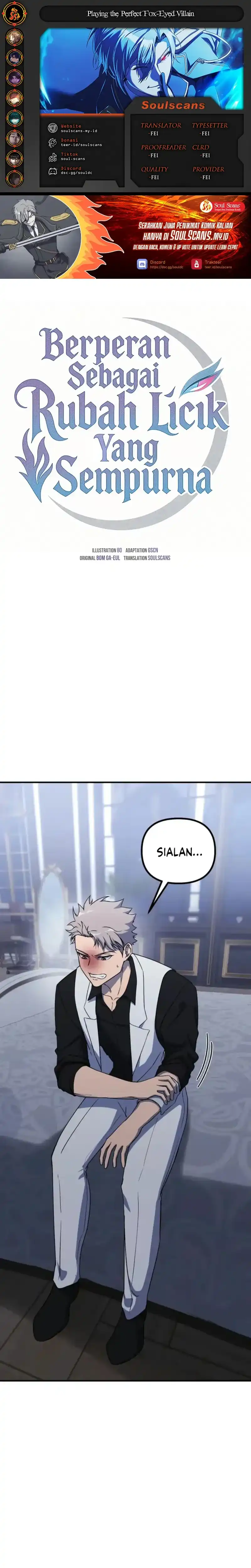 Baca Playing The Perfect Fox-Eyed Villain - Chapter 37 halaman 1