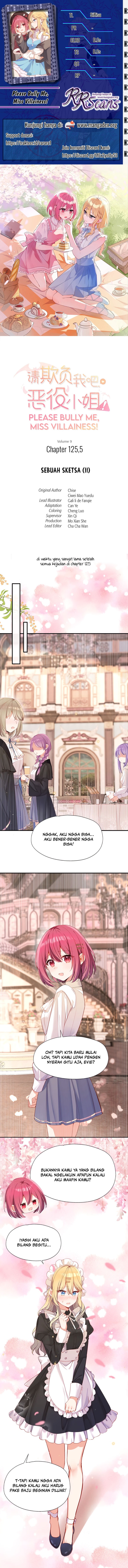 Baca Please Bully Me, Miss Villainess! - Chapter 125.5 halaman 1
