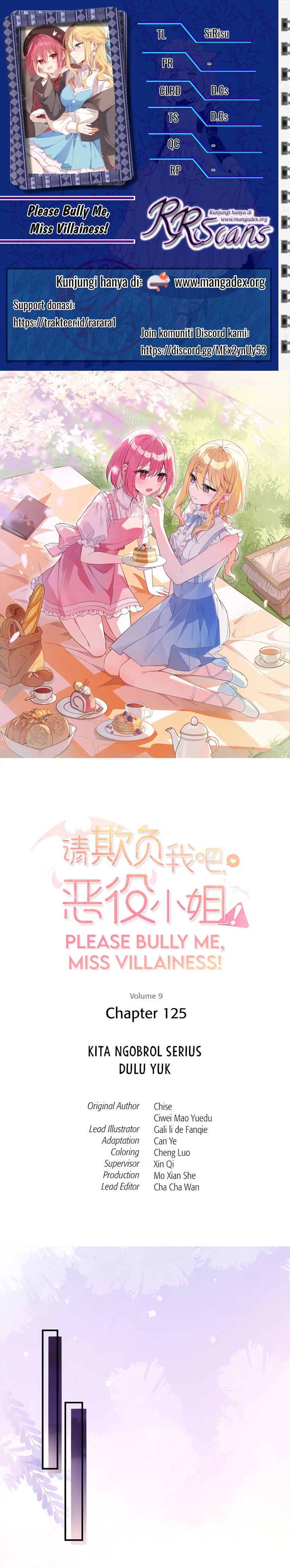 Baca Please Bully Me, Miss Villainess! - Chapter 125 halaman 1