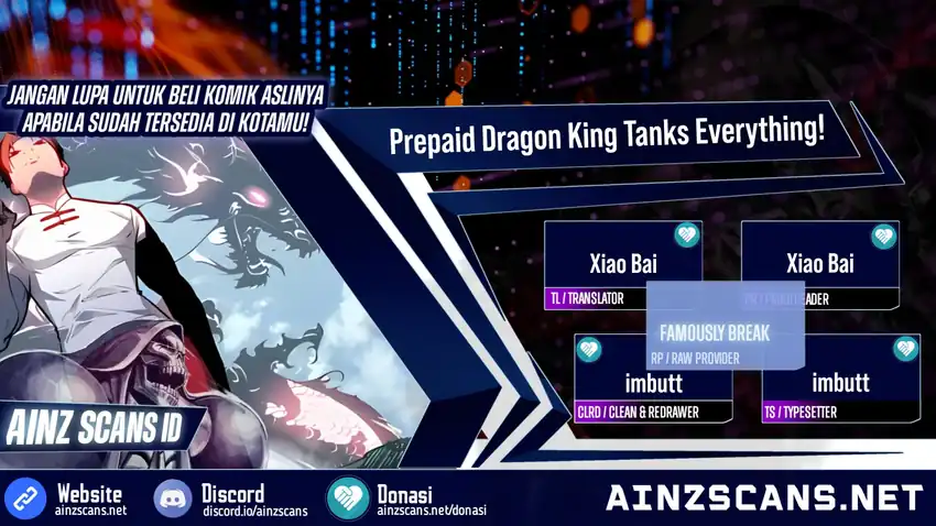 Baca Prepaid Dragon King Tanks Everything! Chapter 16 - Halaman 1 Baca Prepaid Dragon King Tanks Everything! - Chapter 16 halaman 1