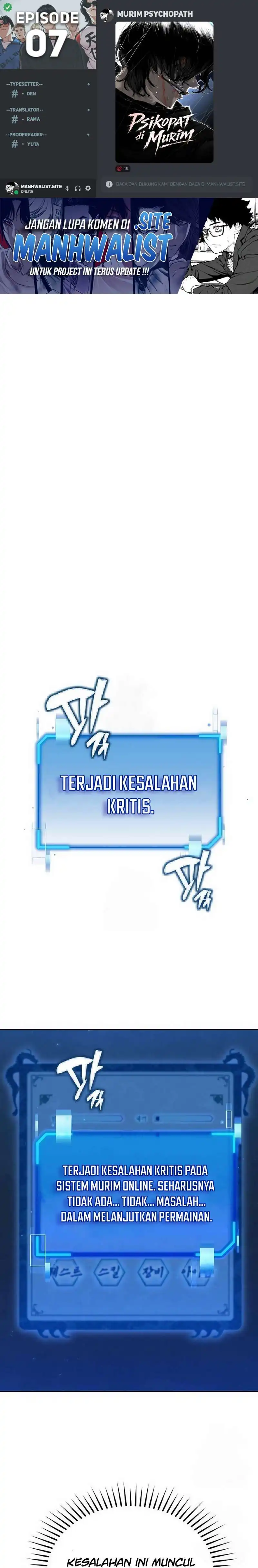 Baca Psychopath in Murim - Chapter 7 halaman 1