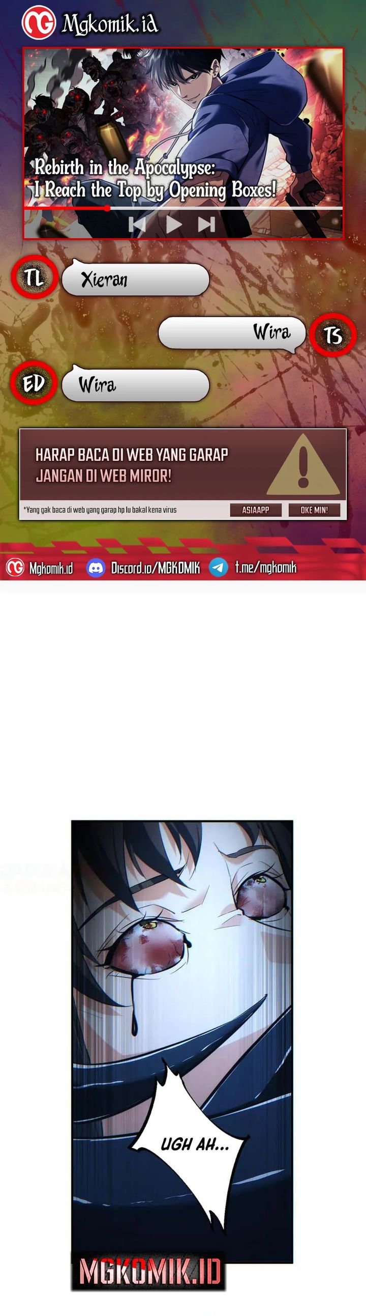 Baca Rebirth in the Apocalypse: I Reach the Top by Opening Boxes - Chapter 44 halaman 1