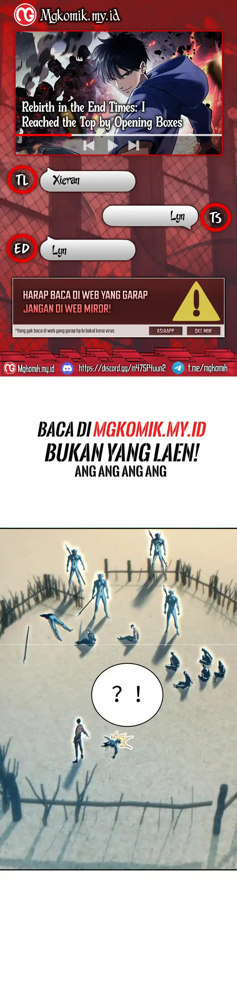 Baca Rebirth in the Apocalypse: I Reach the Top by Opening Boxes - Chapter 85 halaman 1