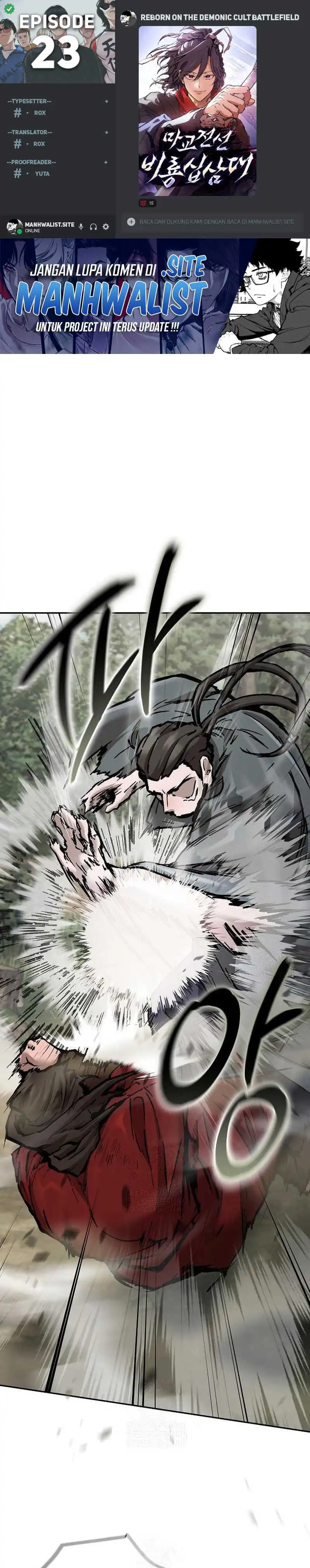 Baca Reborn on the Demonic Cult Battlefield - Chapter 23 halaman 1