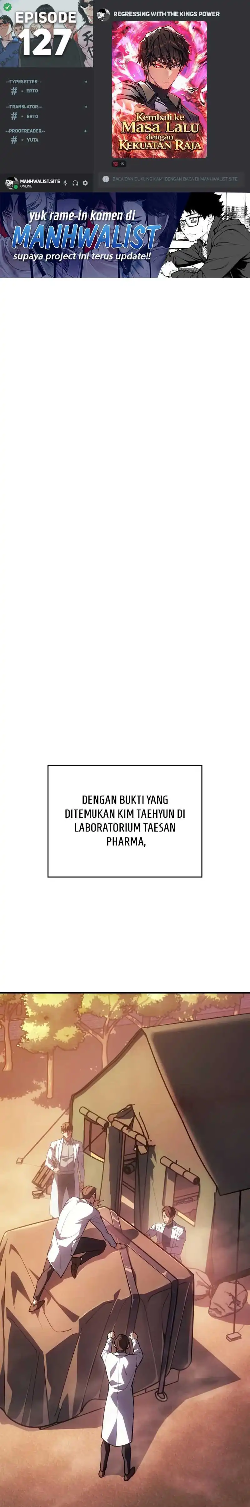 Baca Regressing With The King’s Power - Chapter 127 halaman 1