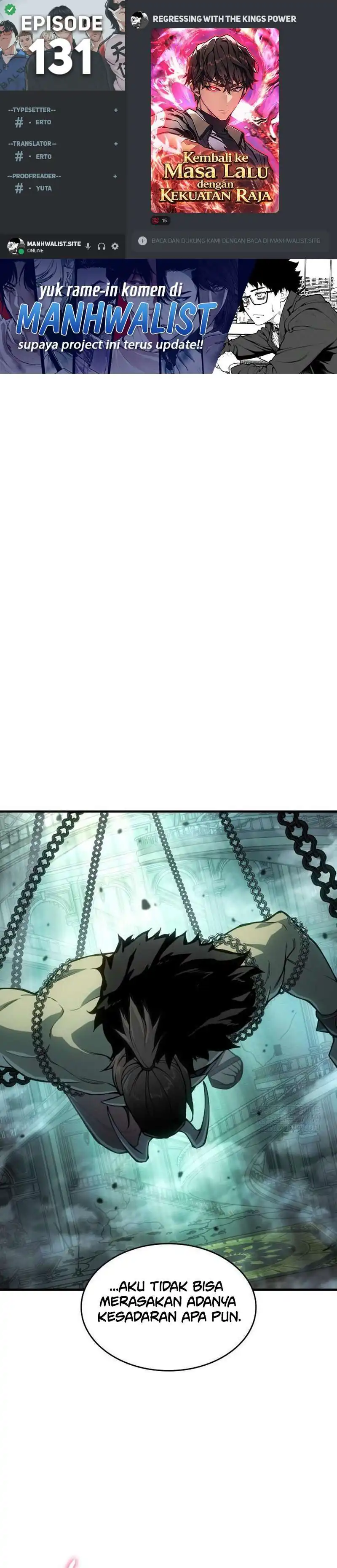 Baca Regressing With The King’s Power - Chapter 131 halaman 1