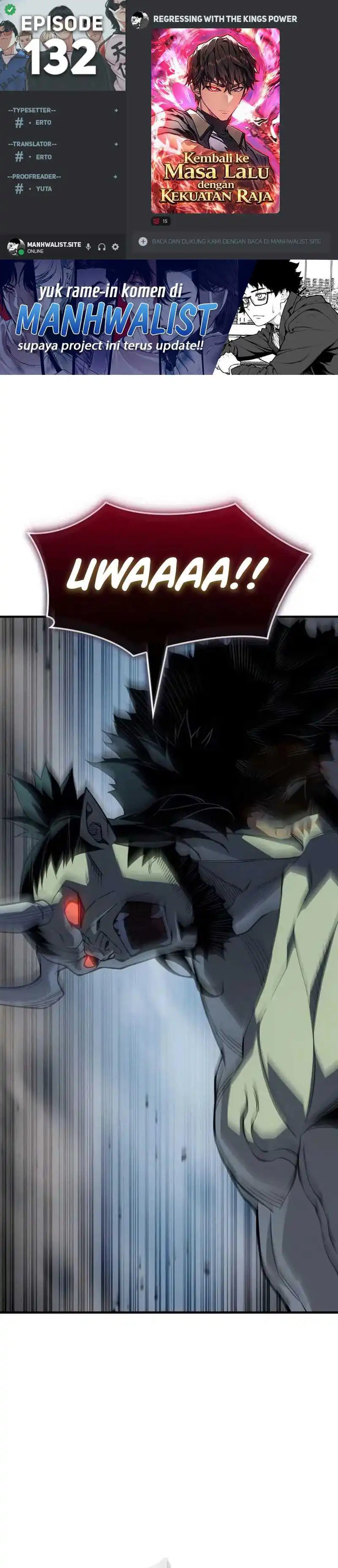 Baca Regressing With The King’s Power - Chapter 132 halaman 1