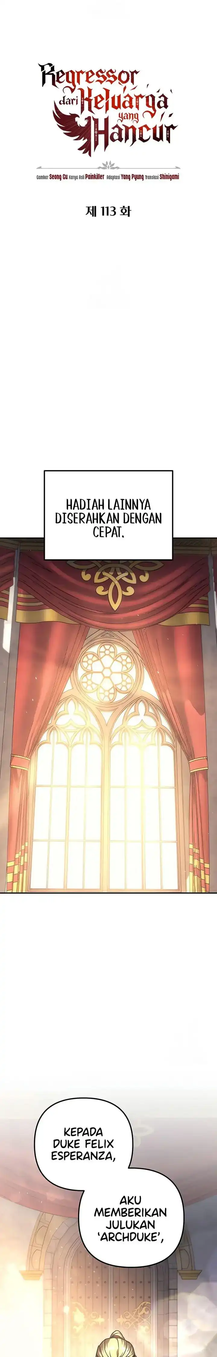 Baca Regressor of the Fallen Family - Chapter 113 halaman 16