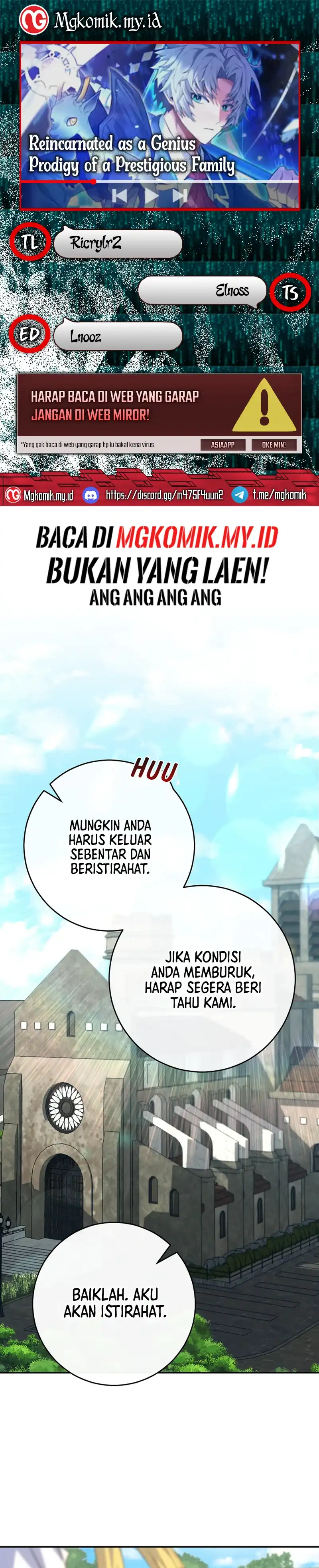 Baca Reincarnated as a Genius Prodigy of a Prestigious Family Chapter 61 - Halaman 1 Baca Reincarnated as a Genius Prodigy of a Prestigious Family - Chapter 61 halaman 1