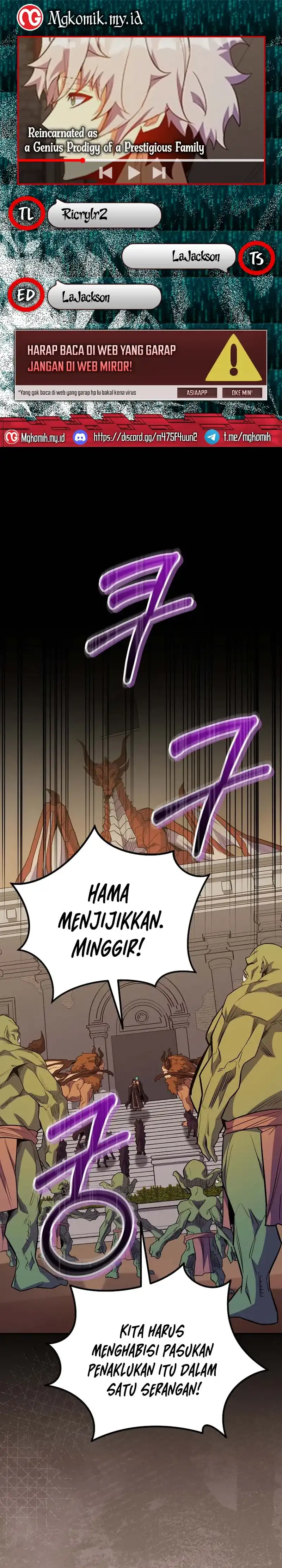 Baca Reincarnated as a Genius Prodigy of a Prestigious Family - Chapter 76 halaman 1