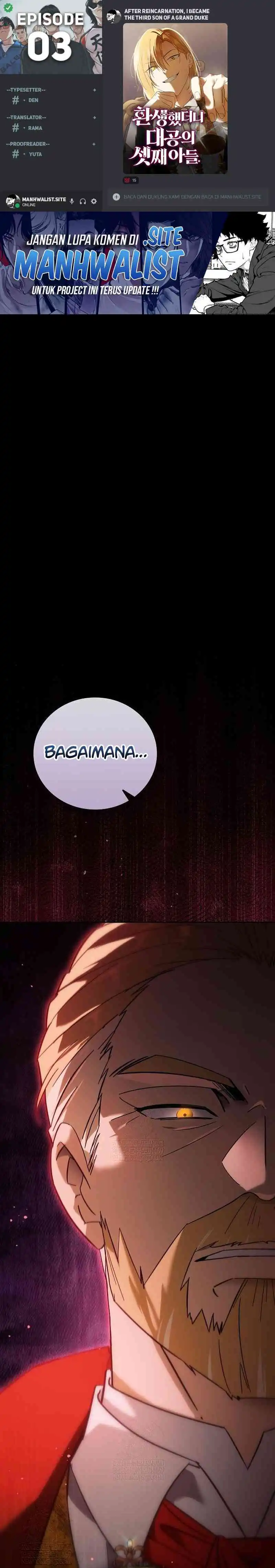 Baca Reincarnated as the Archduke's Son - Chapter 3 halaman 1