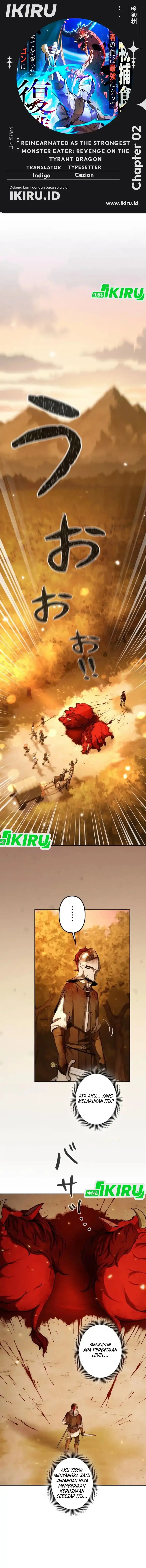 Baca Reincarnated as the Strongest Monster Eater: Revenge on the Tyrant Dragon - Chapter 02 halaman 1