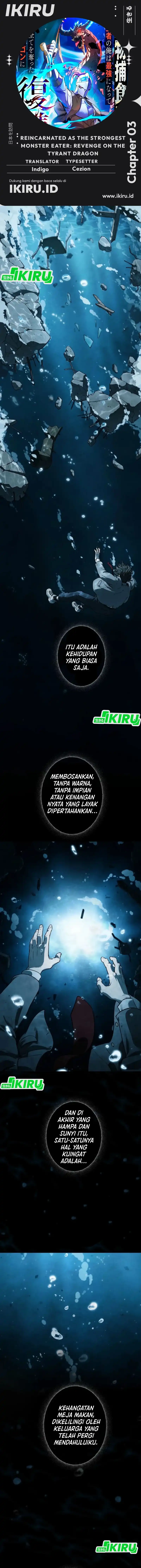 Baca Reincarnated as the Strongest Monster Eater: Revenge on the Tyrant Dragon - Chapter 03 halaman 1