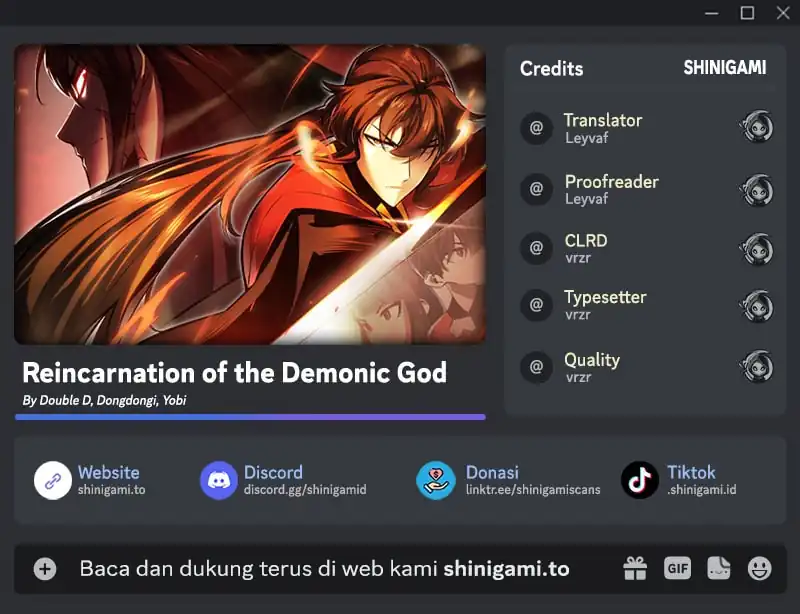 Baca Reincarnation Of The Demonic God (Reincarnation of the Divine Demon) - Chapter 19 halaman 1
