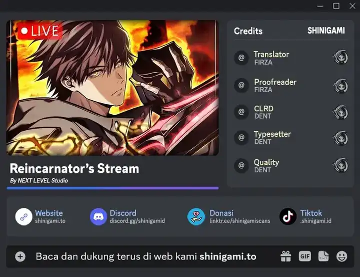 Baca Reincarnator's Stream - Chapter 23 halaman 1