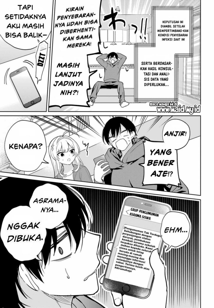 Baca Komik Remote Jugyou ni Nattara Class 1 no Bishoujo to Doukyo Suru Koto ni Natta Chapter 12 halaman 19
