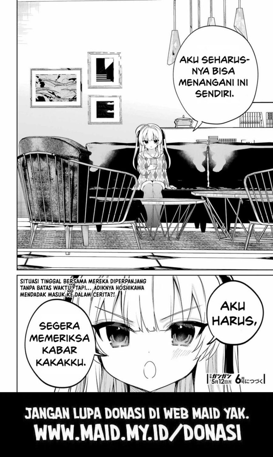 Baca Komik Remote Jugyou ni Nattara Class 1 no Bishoujo to Doukyo Suru Koto ni Natta Chapter 12 halaman 26
