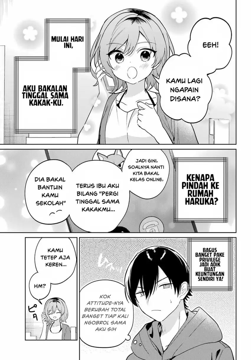 Baca Remote Jugyou ni Nattara Class 1 no Bishoujo to Doukyo Suru Koto ni Natta - Chapter 15 halaman 11