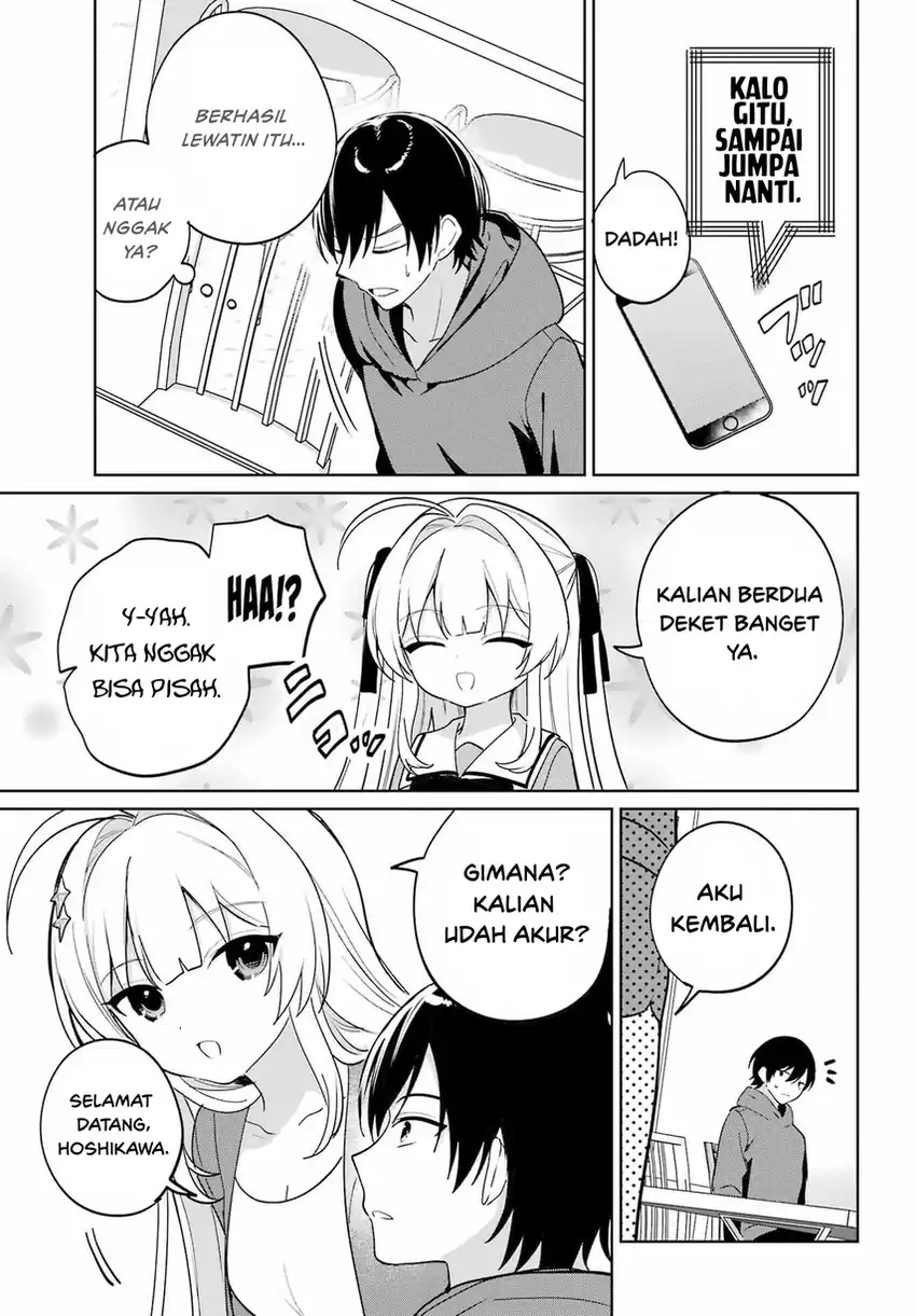 Baca Remote Jugyou ni Nattara Class 1 no Bishoujo to Doukyo Suru Koto ni Natta - Chapter 15 halaman 13