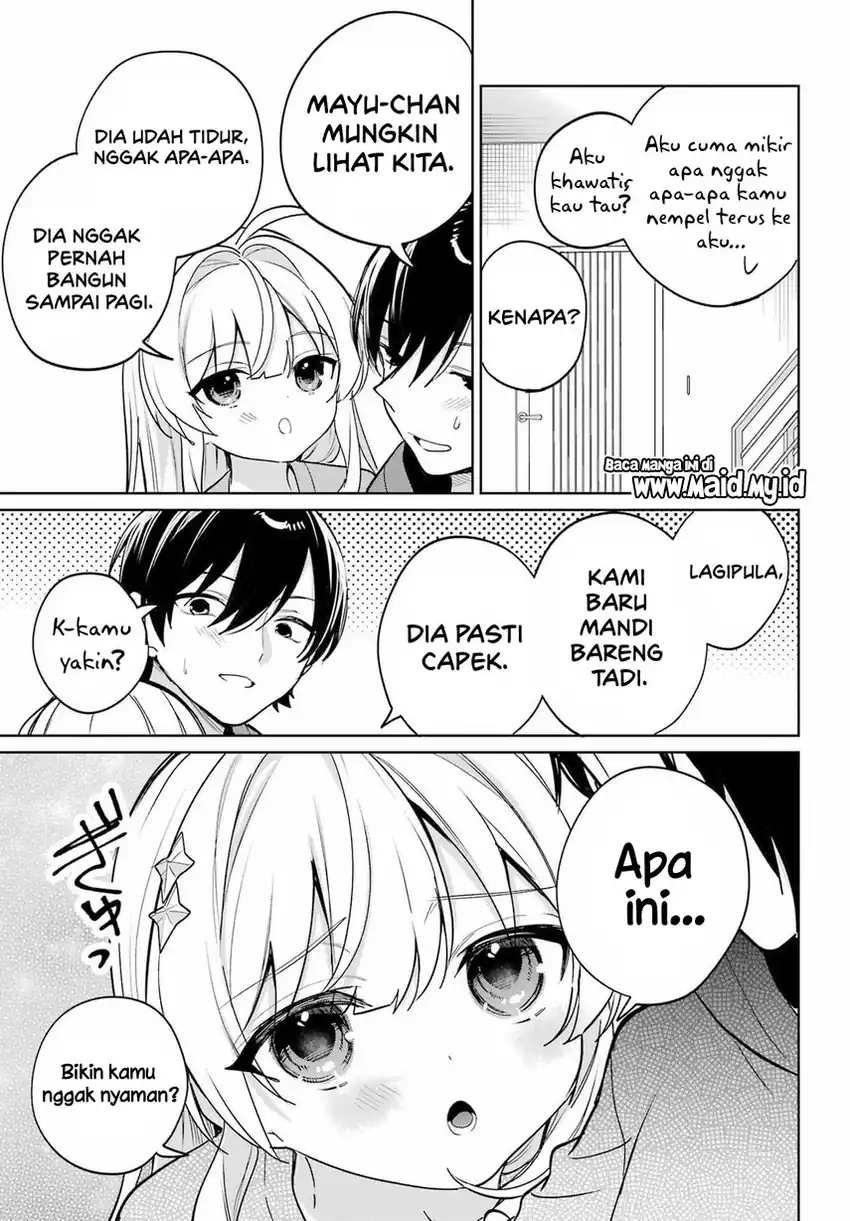 Baca Remote Jugyou ni Nattara Class 1 no Bishoujo to Doukyo Suru Koto ni Natta - Chapter 17 halaman 27