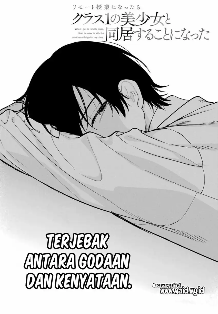 Baca Remote Jugyou ni Nattara Class 1 no Bishoujo to Doukyo Suru Koto ni Natta - Chapter 17 halaman 4