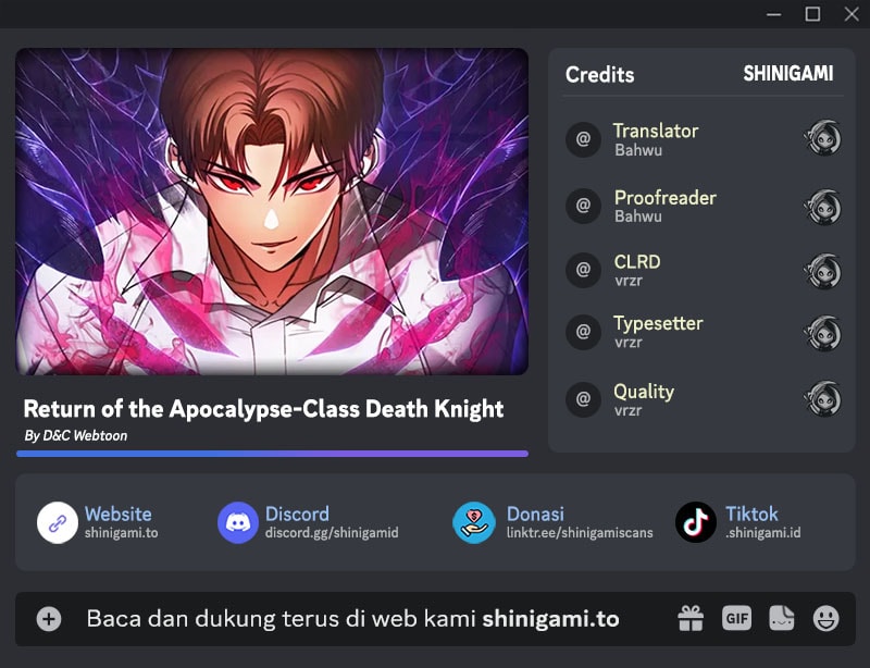Baca Return of the Apocalypse-Class Death Knight - Chapter 47 halaman 1