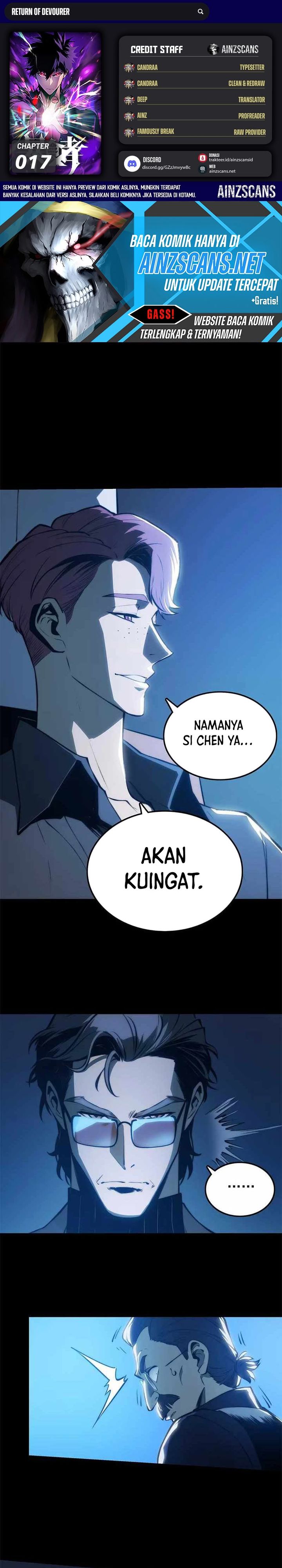 Baca Return of the Devourer - Chapter 17 halaman 1