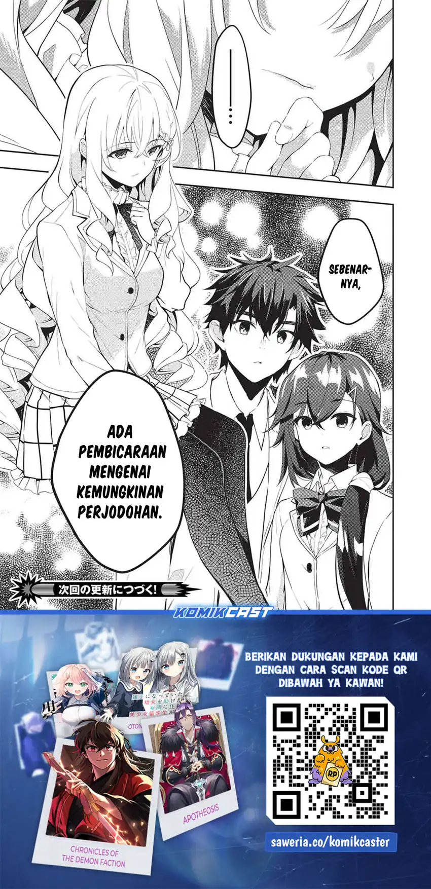 Baca Saijo no Osewa ~Takane no Hana Darakena Meimon Kou de, Gakuin Ichi no Ojou-sama (Seikatsu Noryoku Kaimu) o Kagenagara Osewa suru Koto ni Narimashita~ - Chapter 32 halaman 24