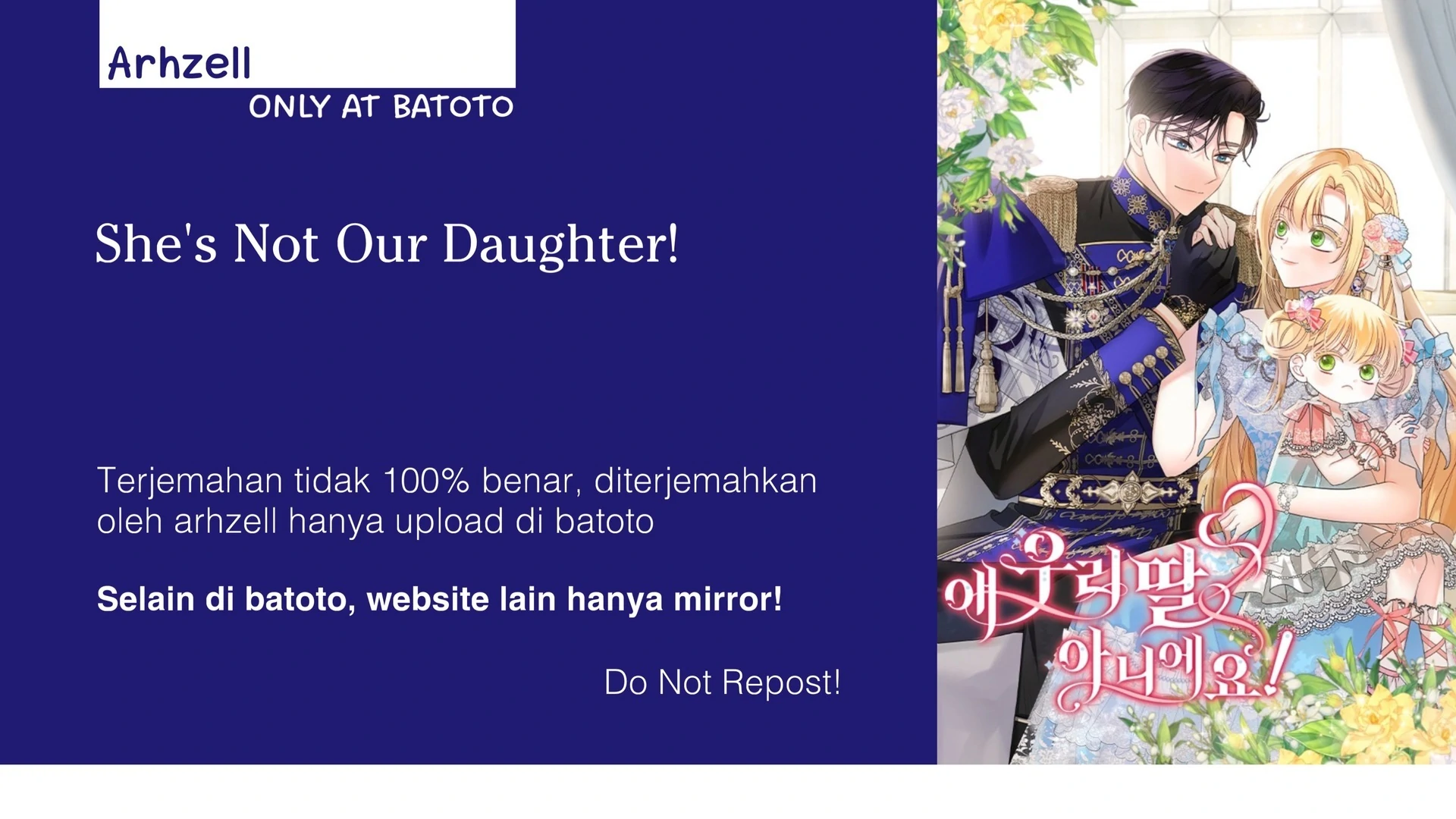Baca She’s Not Our Daughter! - Chapter 15 halaman 1