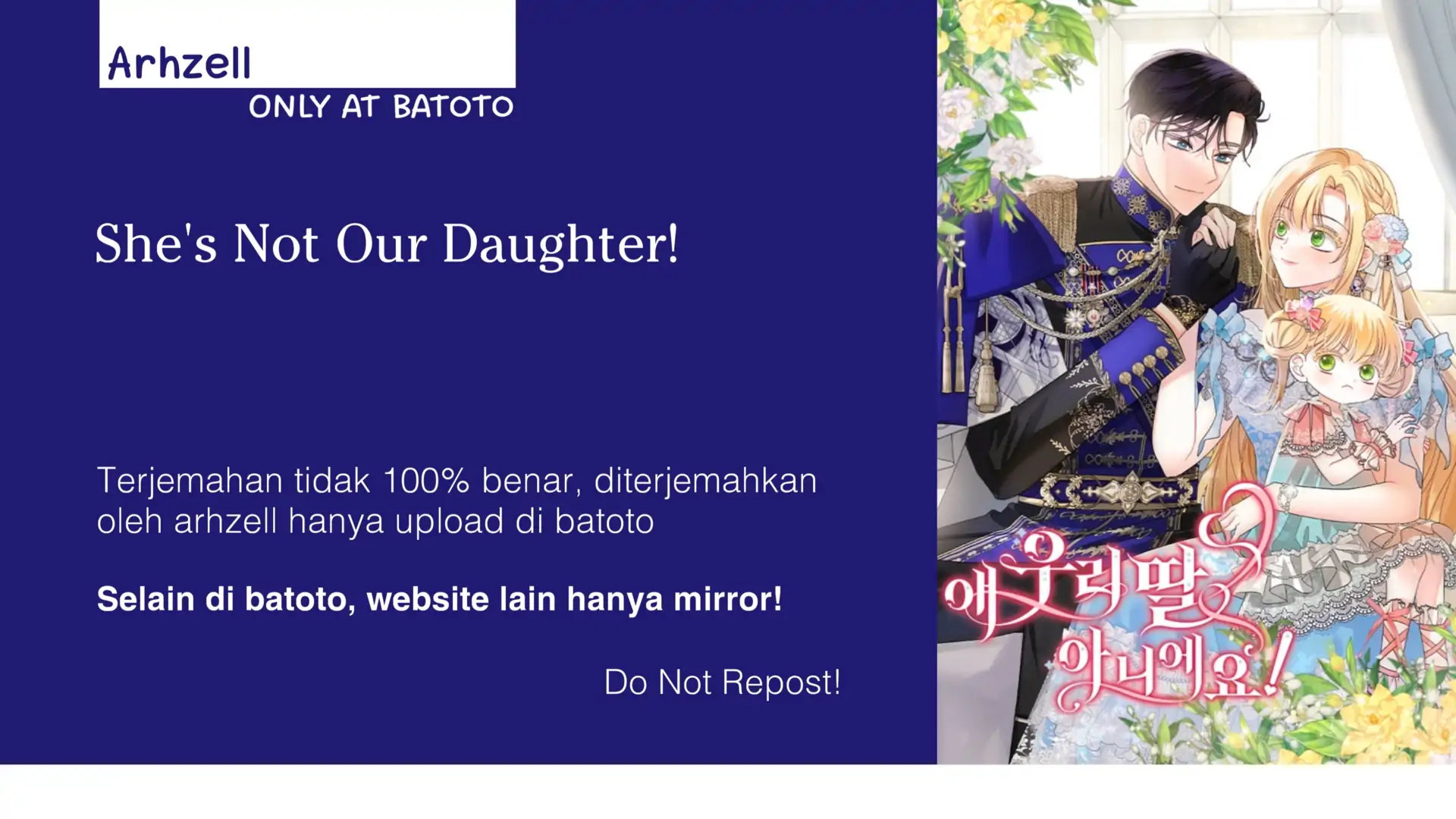 Baca She’s Not Our Daughter! - Chapter 16 halaman 1
