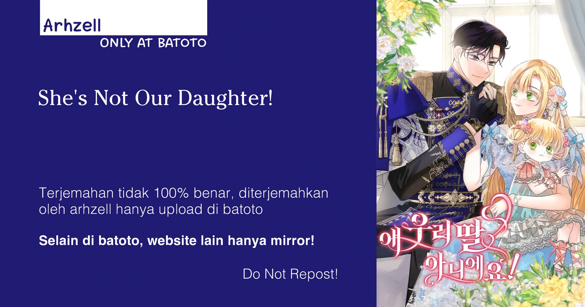 Baca She’s Not Our Daughter! - Chapter 17 halaman 1