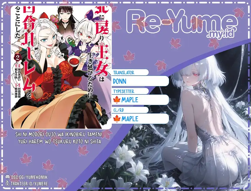 Baca Shi ni Modori Oujo wa Ikinobiru Tameni Yuri Harem wo Tsukuru Koto ni Shita - Chapter 10 halaman 1
