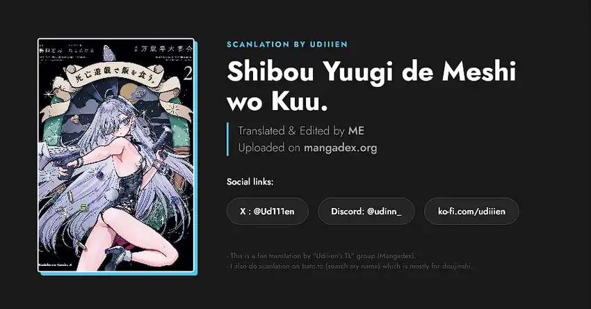 Baca Shibou Yuugi de Meshi wo Kuu. - Chapter 08 halaman 1