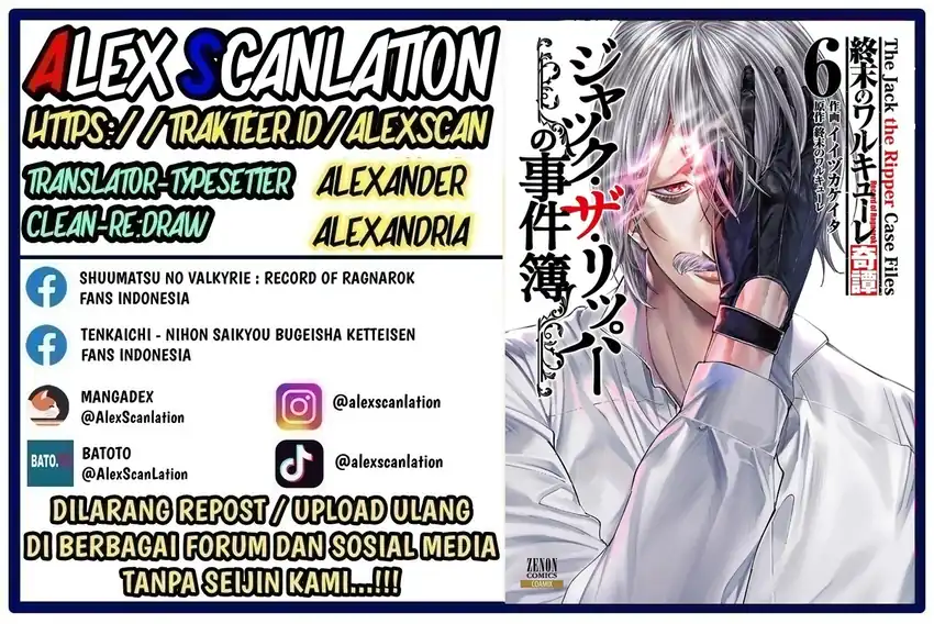 Baca Shuumatsu no Valkyrie Kitan: Jack the Ripper no Jikenbo - Chapter 40 halaman 2