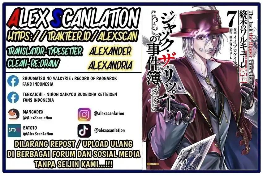 Baca Shuumatsu no Valkyrie Kitan: Jack the Ripper no Jikenbo - Chapter 49 halaman 2