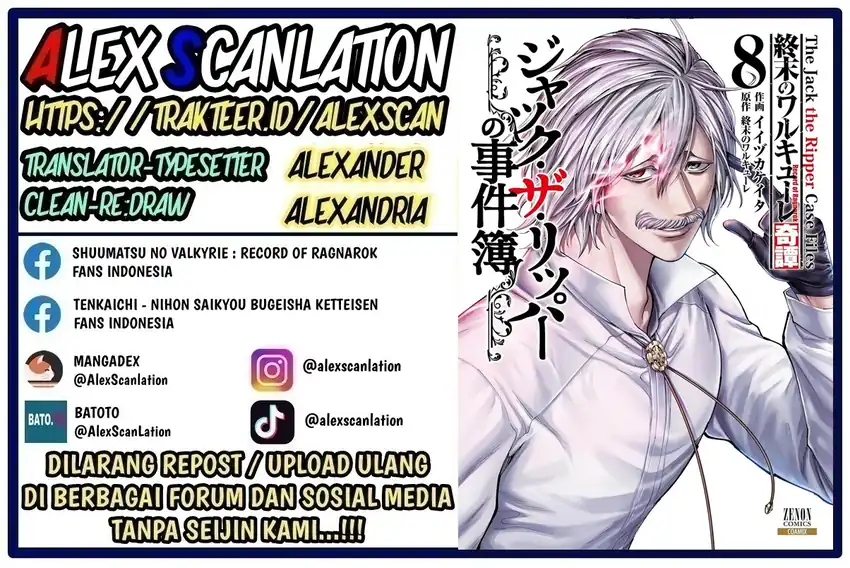Baca Shuumatsu no Valkyrie Kitan: Jack the Ripper no Jikenbo - Chapter 54 halaman 2