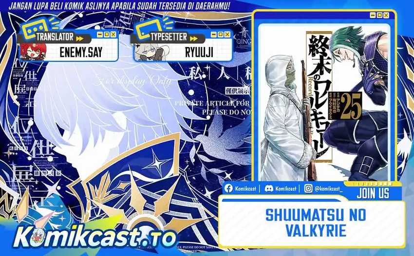 Baca Shuumatsu no Valkyrie - Chapter 114 halaman 1