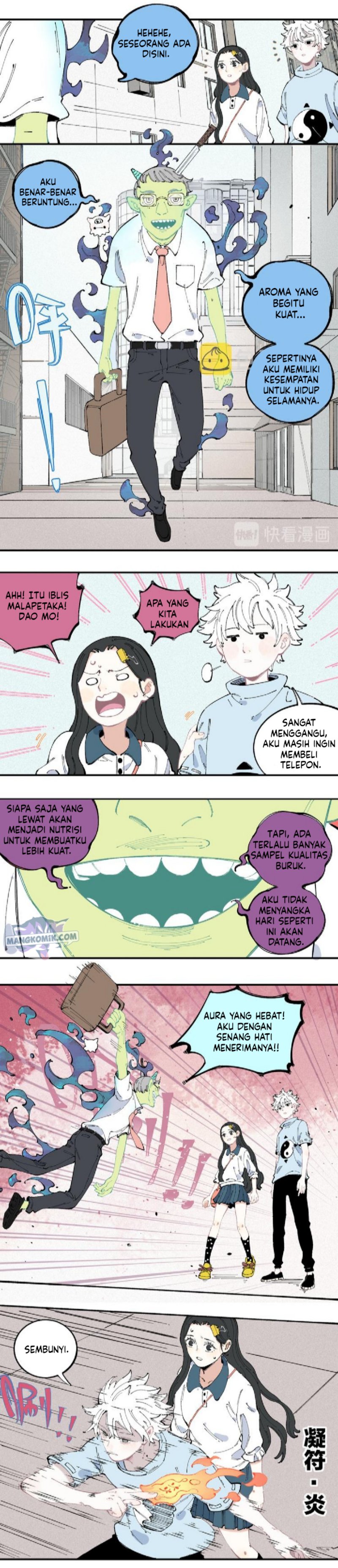 Siblings with a Mountain Man Bahasa Indonesia Chapter 32