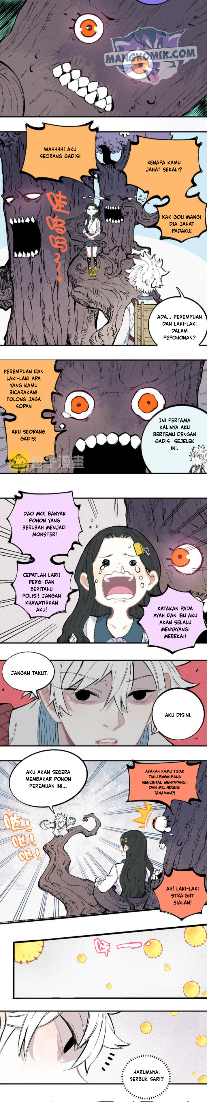 Siblings with a Mountain Man Bahasa Indonesia Chapter 39