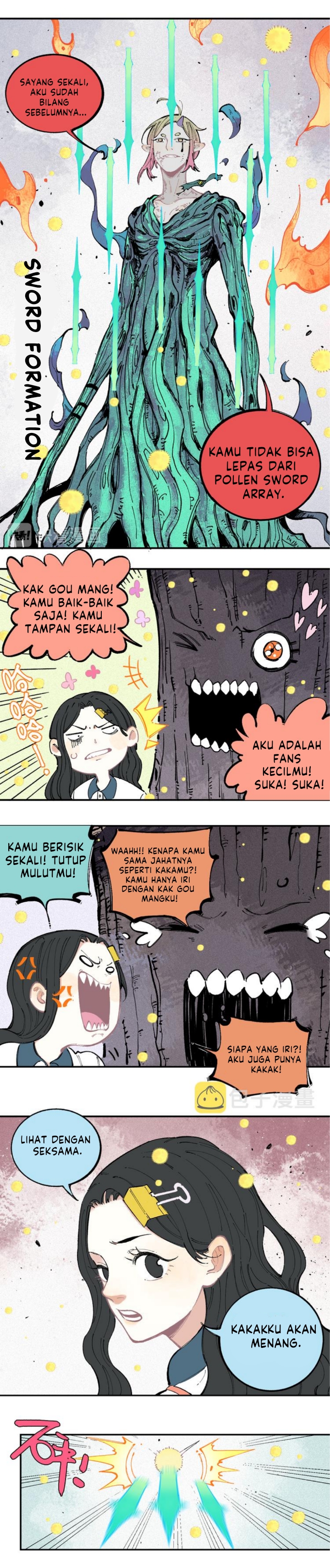 Siblings with a Mountain Man Bahasa Indonesia Chapter 40