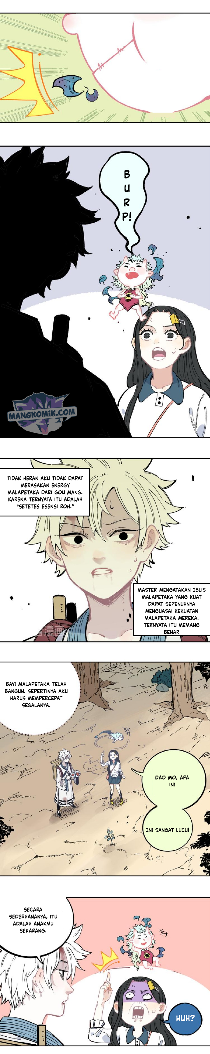 Siblings with a Mountain Man Bahasa Indonesia Chapter 45