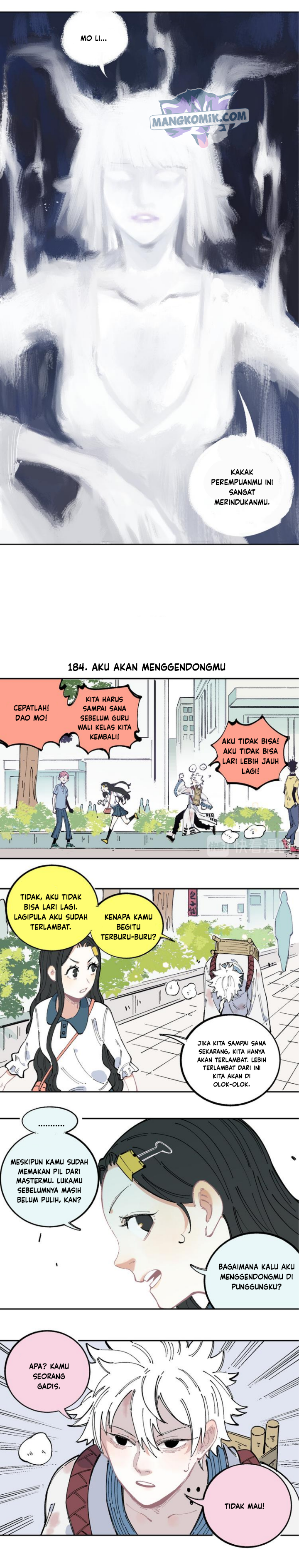 Siblings with a Mountain Man Bahasa Indonesia Chapter 45