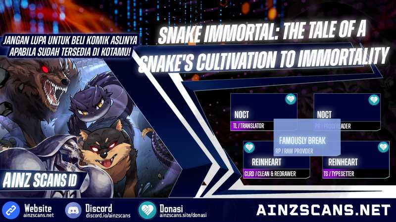 Baca Komik Snake Immortal: The Tale of a Snake’s Cultivation to Immortality Chapter 50 halaman 1
