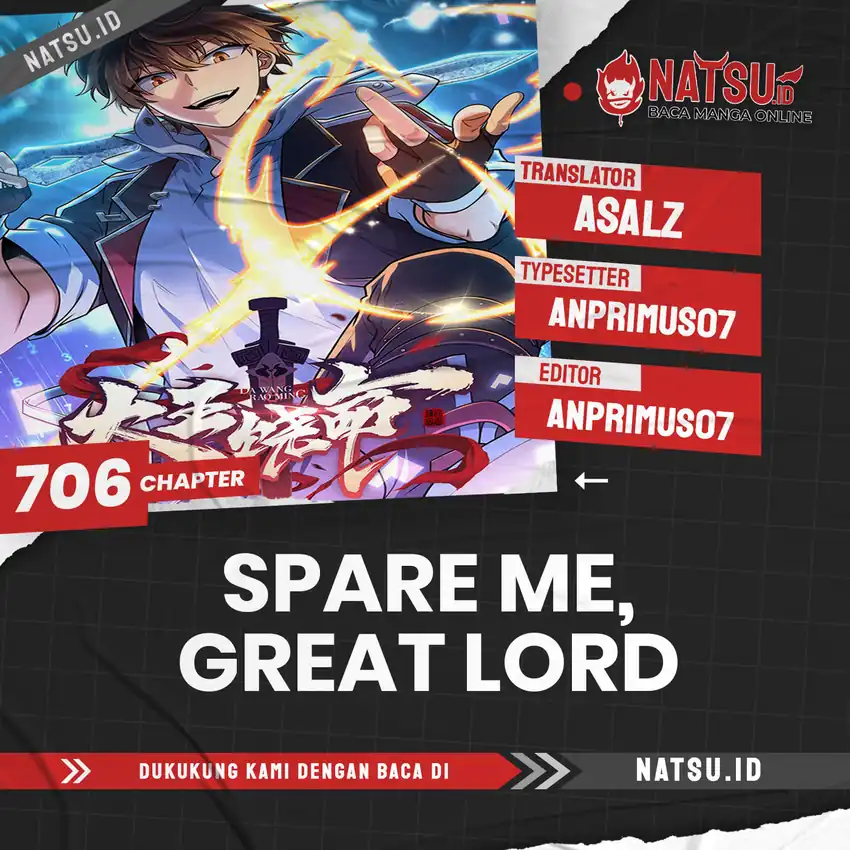Baca Spare Me, Great Lord! - Chapter 706 halaman 1