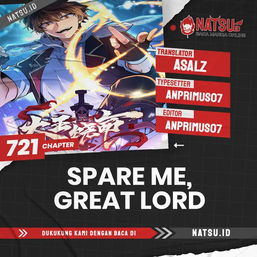 Baca Spare Me, Great Lord! - Chapter 721 halaman 1