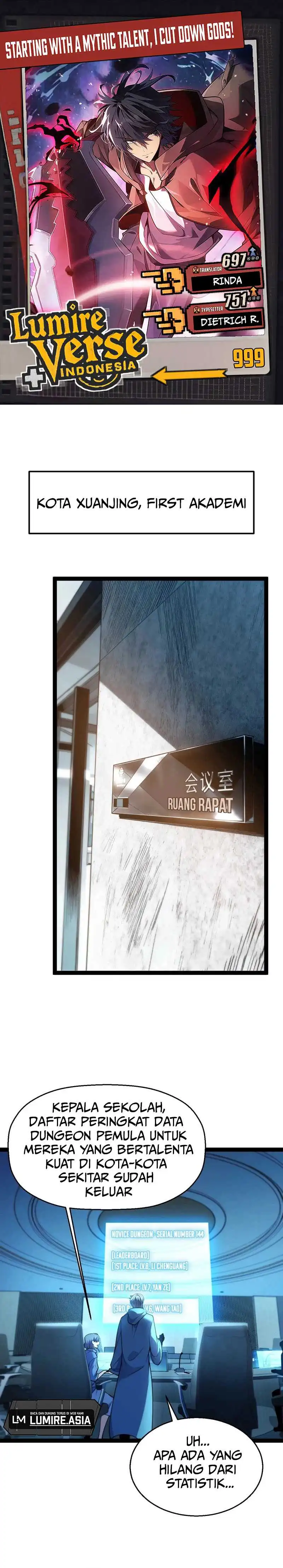 Baca Starting with a Mythic Talent, I Cut Down Gods! - Chapter 07 halaman 1