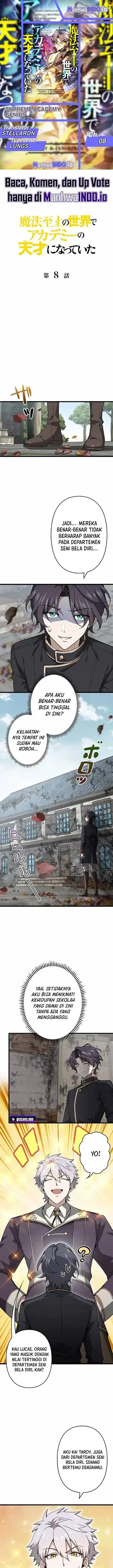 Baca Supreme Academy Genius - Chapter 08 halaman 1