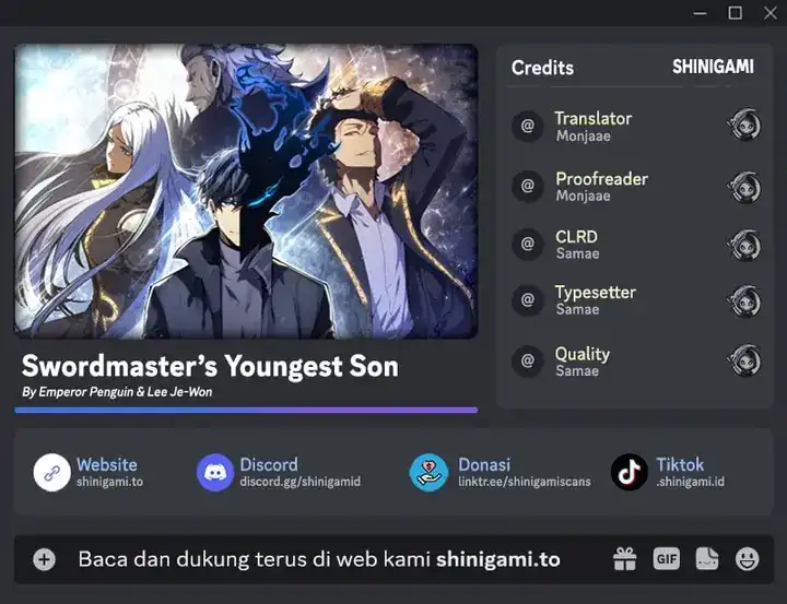 Baca Swordmaster's Youngest Son - Chapter 183 halaman 1