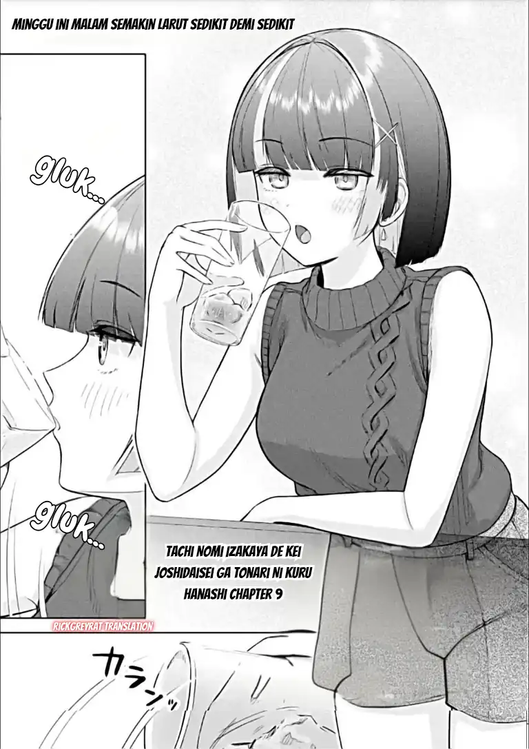 Baca Tachi Nomi Izakaya De Kei Joshidaisei Ga Tonari Ni Kuru Hanashi - Chapter 09 halaman 2